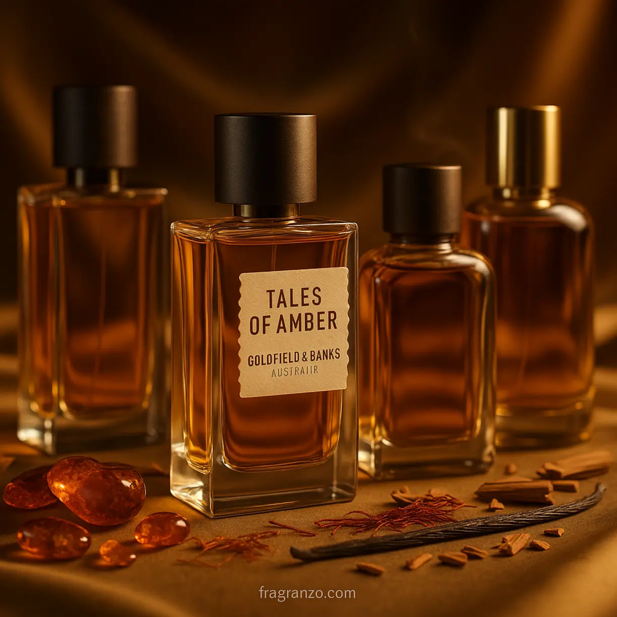 Best Dupes For Tales of Amber Goldfield & Banks Australia